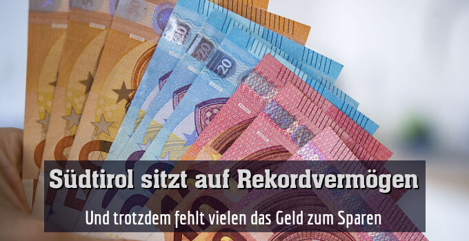 Und trotzdem fehlt vielen das Geld zum Sparen