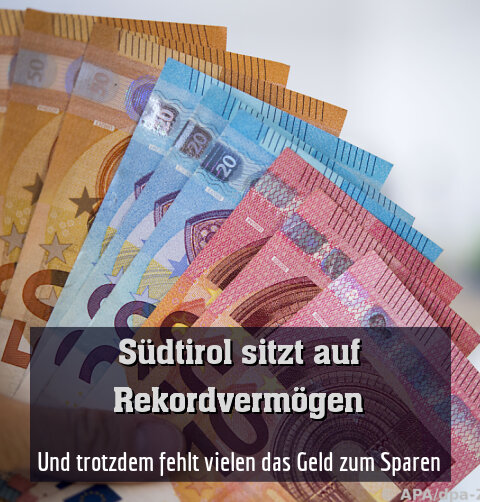 Und trotzdem fehlt vielen das Geld zum Sparen