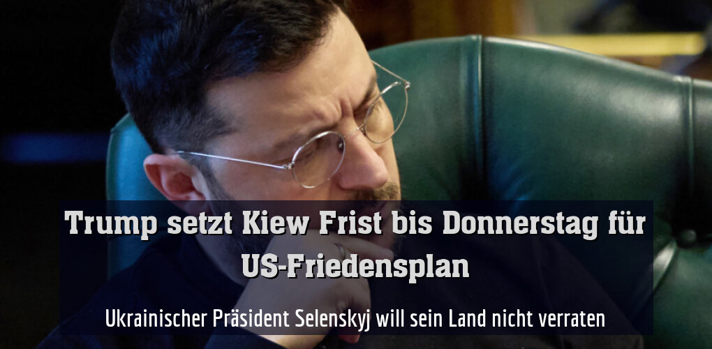 Ukrainischer Präsident Selenskyj will sein Land nicht verraten