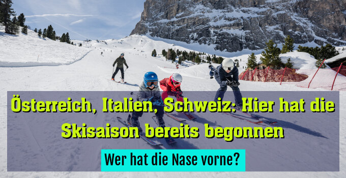 Wer hat die Nase vorne?