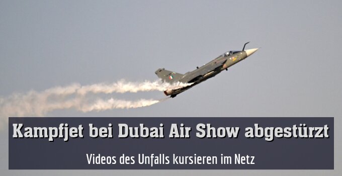 Indischer Jet vom Typ Tejas betroffen