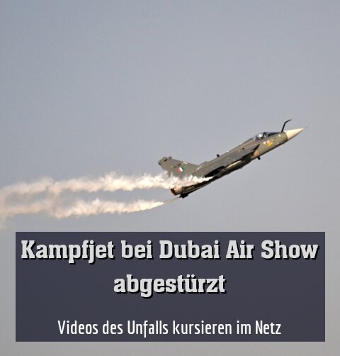 Indischer Jet vom Typ Tejas betroffen