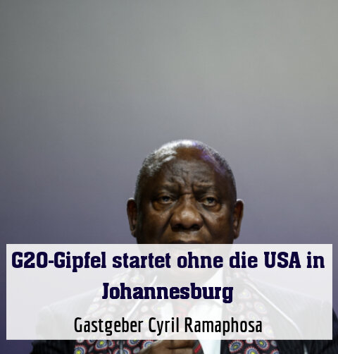 Gastgeber Cyril Ramaphosa