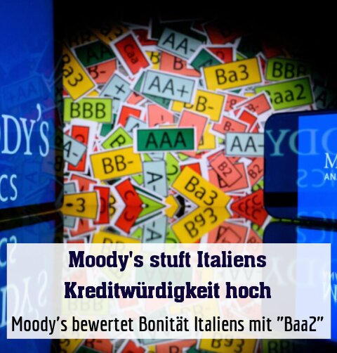 Moody's bewertet Bonität Italiens mit "Baa2"