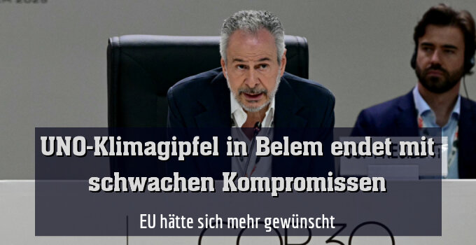 EU hätte sich mehr gewünscht
