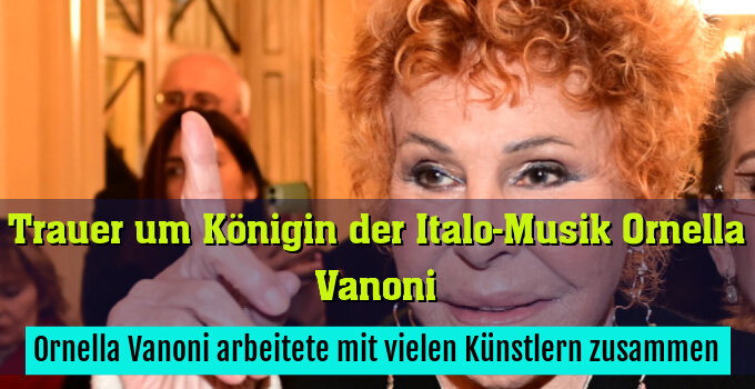 Ornella Vanoni arbeitete mit vielen Künstlern zusammen