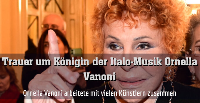 Ornella Vanoni arbeitete mit vielen Künstlern zusammen