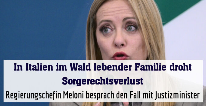 Regierungschefin Meloni besprach den Fall mit Justizminister