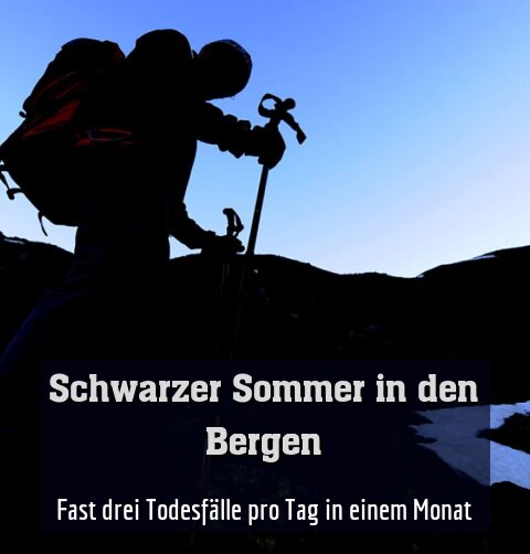 Fast drei Todesfälle pro Tag in einem Monat