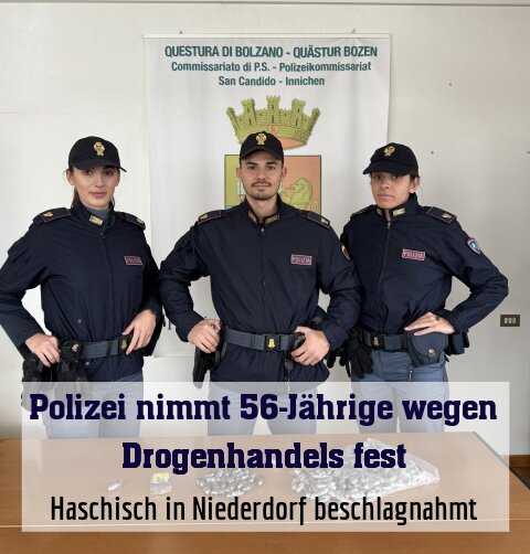 Haschisch in Niederdorf beschlagnahmt