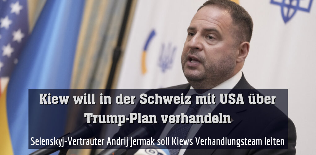 Selenskyj-Vertrauter Andrij Jermak soll Kiews Verhandlungsteam leiten