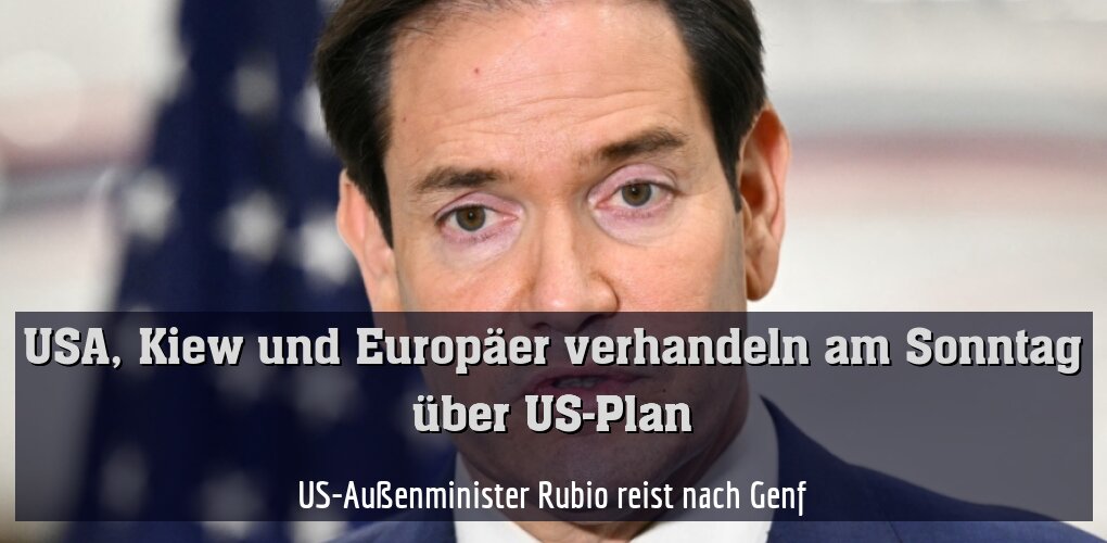 US-Außenminister Rubio reist nach Genf