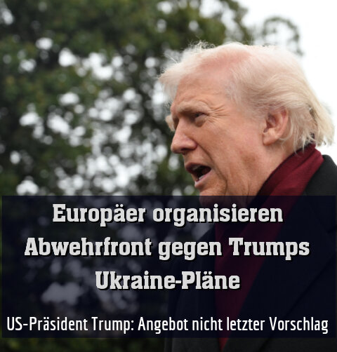 US-Präsident Trump: Angebot nicht letzter Vorschlag