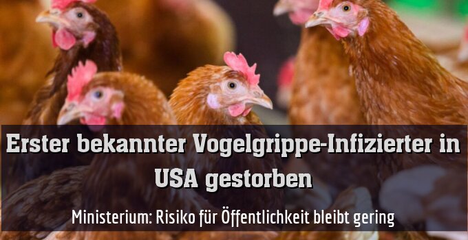 Ministerium: Risiko für Öffentlichkeit bleibt gering