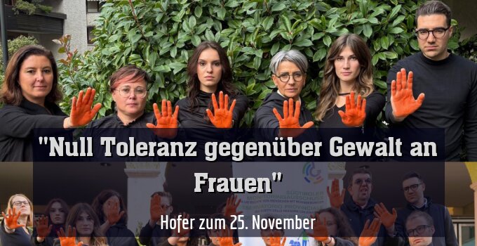 Hofer zum 25. November