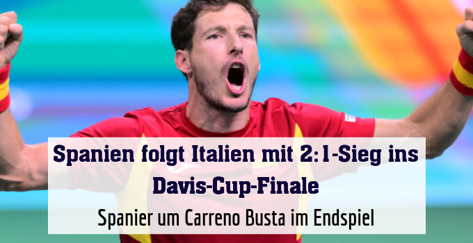 Spanier um Carreno Busta im Endspiel