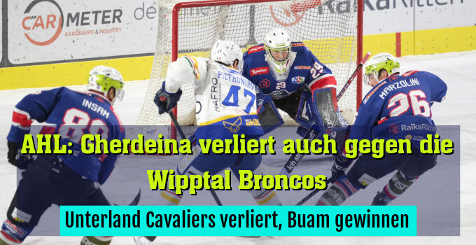 Unterland Cavaliers verliert, Buam gewinnen