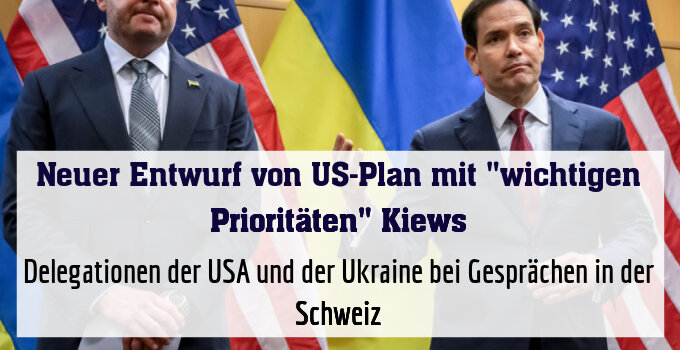 Ukrainischer Präsidialamtschef Jermak und US-Außenminister Rubio