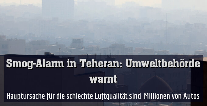 Hauptursache für die schlechte Luftqualität sind  Millionen von Autos
