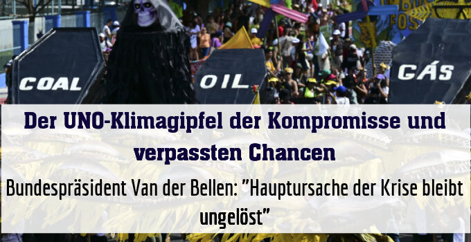 Bundespräsident Van der Bellen: "Hauptursache der Krise bleibt ungelöst"
