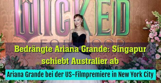 Ariana Grande bei der US-Filmpremiere in New York City