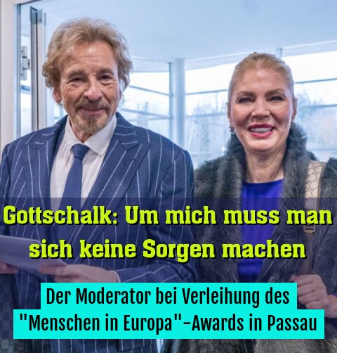 Der Moderator bei Verleihung des "Menschen in Europa"-Awards in Passau