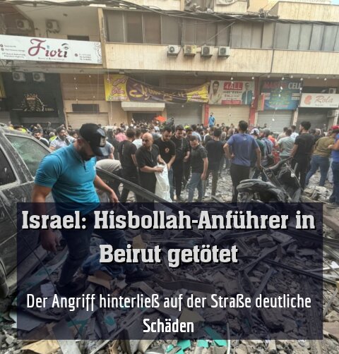 Der Angriff hinterließ auf der Straße deutliche Schäden