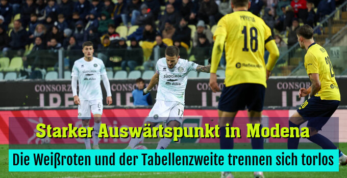 Die Weißroten und der Tabellenzweite trennen sich torlos