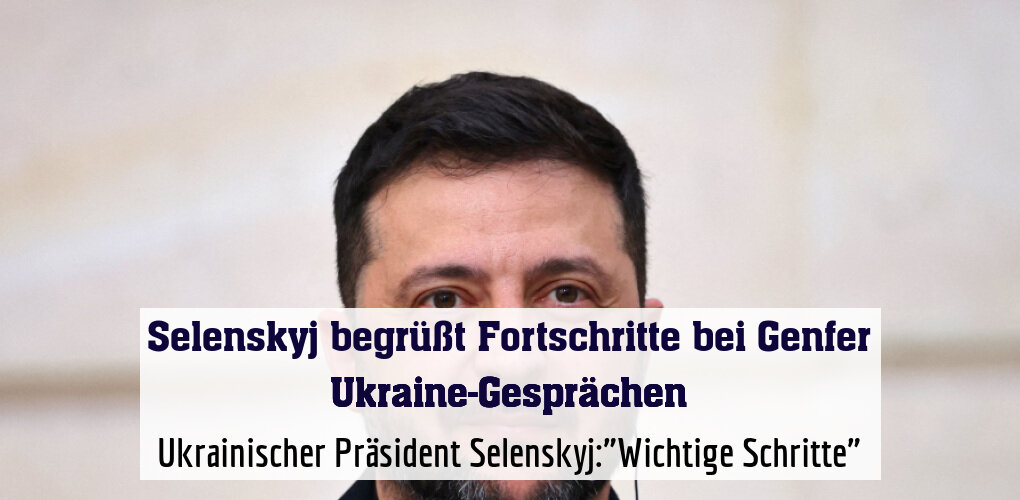 Ukrainischer Präsident Selenskyj:"Wichtige Schritte" (Archivbild)