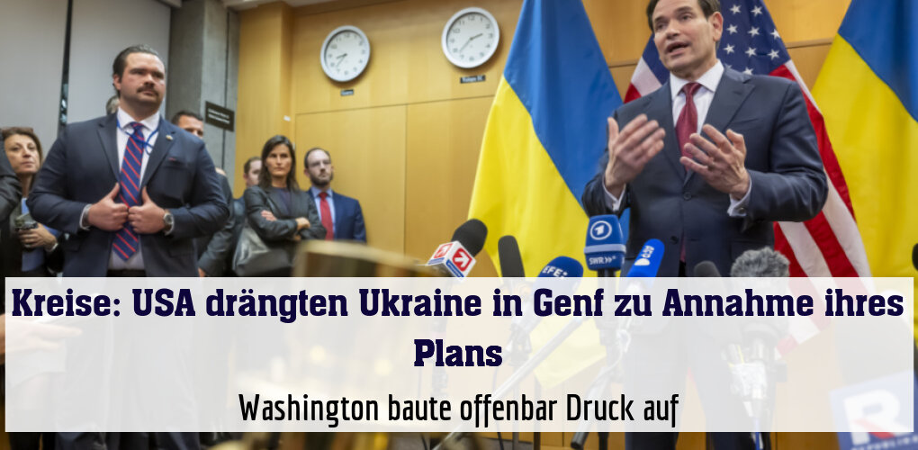 Washington baute offenbar Druck auf