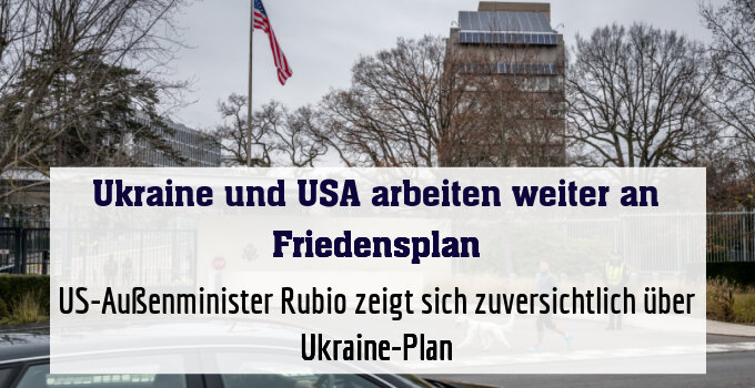 Ringen um Frieden in der Ukraine in Genf geht weiter