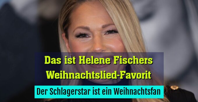 Der Schlagerstar ist ein Weihnachtsfan