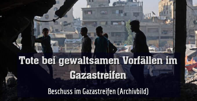 Beschuss im Gazastreifen (Archivbild)