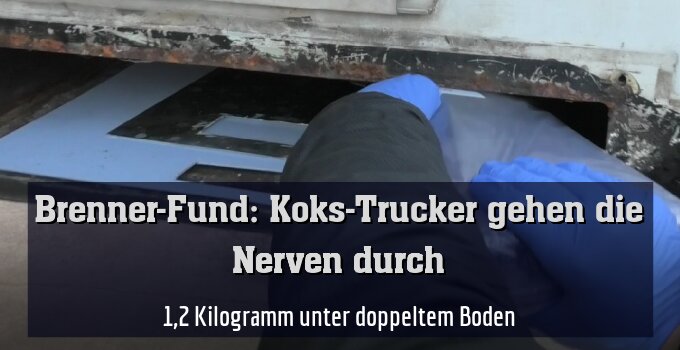 1,2 Kilogramm unter doppeltem Boden