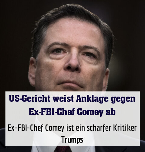 Ex-FBI-Chef Comey ist ein scharfer Kritiker Trumps