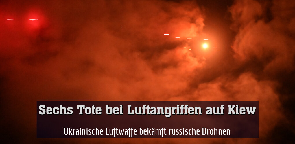 Ukrainische Luftwaffe bekämpft russische Drohnen