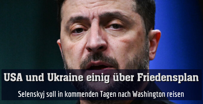 Selenskyj soll in kommenden Tagen nach Washington reisen