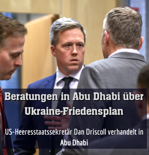 US-Heeresstaatssekretär Dan Driscoll verhandelt in Abu Dhabi