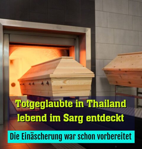 Die Einäscherung war schon vorbereitet