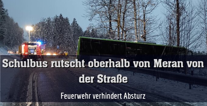 Feuerwehr verhindert Absturz