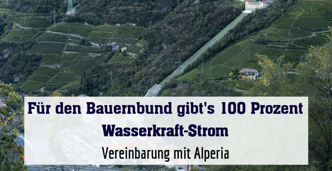 Vereinbarung mit Alperia
