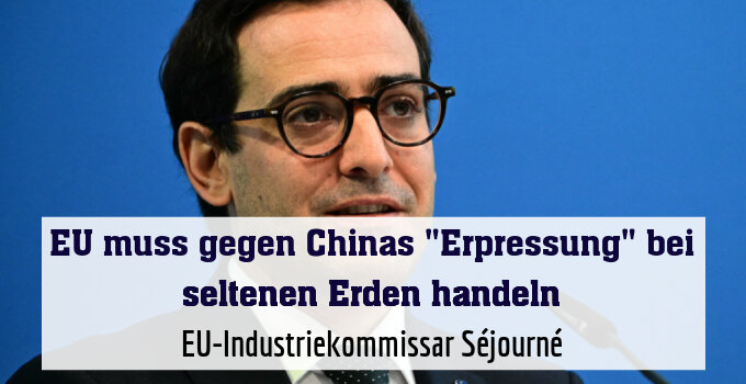 EU-Industriekommissar Séjourné
