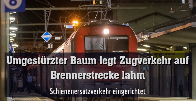 Schienenersatzverkehr eingerichtet