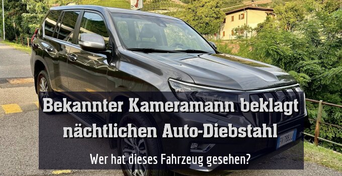 Wer hat dieses Fahrzeug gesehen?