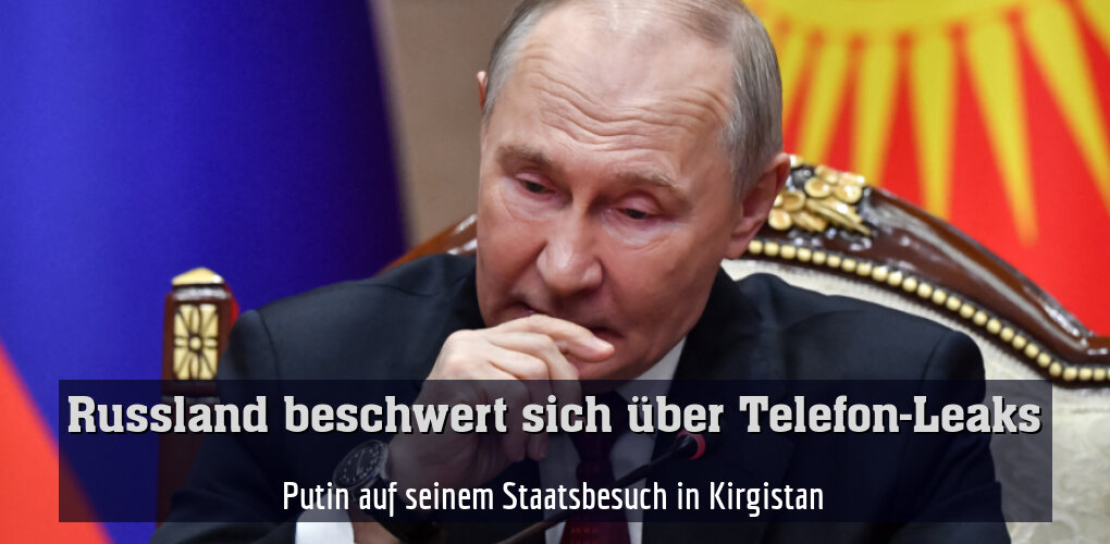 Putin auf seinem Staatsbesuch in Kirgistan