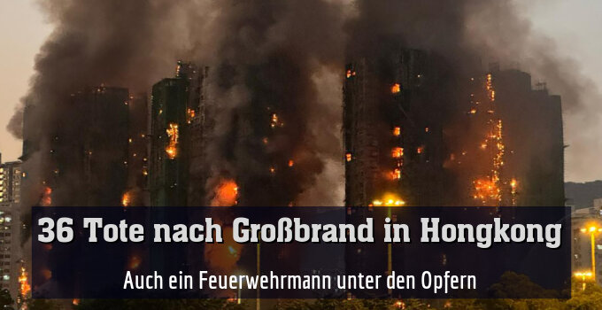 Auch ein Feuerwehrmann unter den Opfern