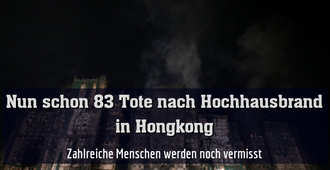 Zahlreiche Menschen werden noch vermisst