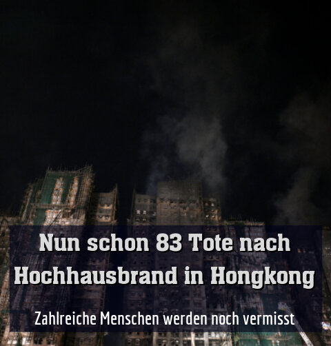 Zahlreiche Menschen werden noch vermisst