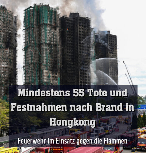 Feuerwehr im Einsatz gegen die Flammen