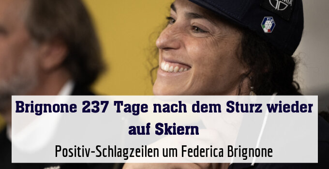 Positiv-Schlagzeilen um Federica Brignone